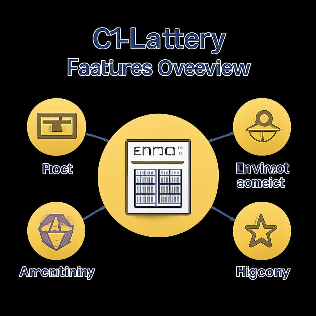 Diagram illustrating C1 Lottery Features Overview.