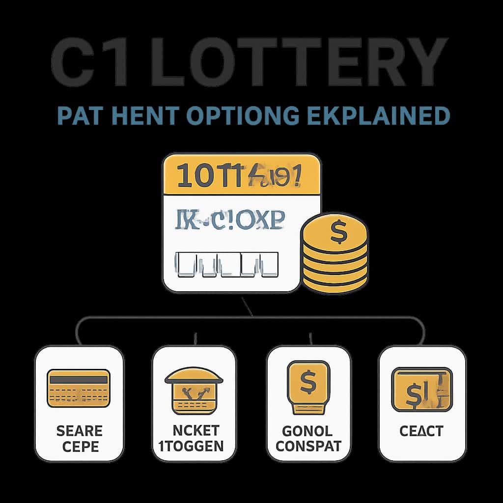 Diagram illustrating C1 Lottery Payment Options.