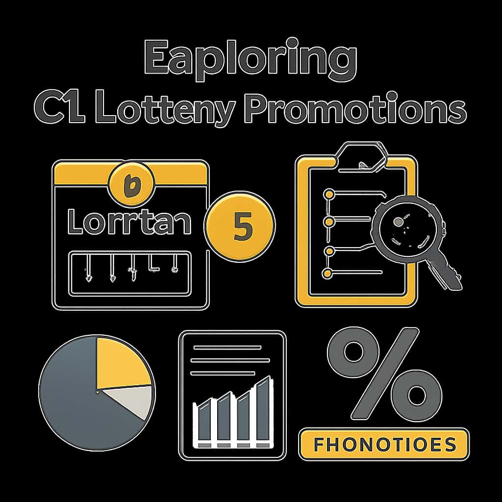 An educational diagram outlining key aspects of C1 Lottery Promotions.