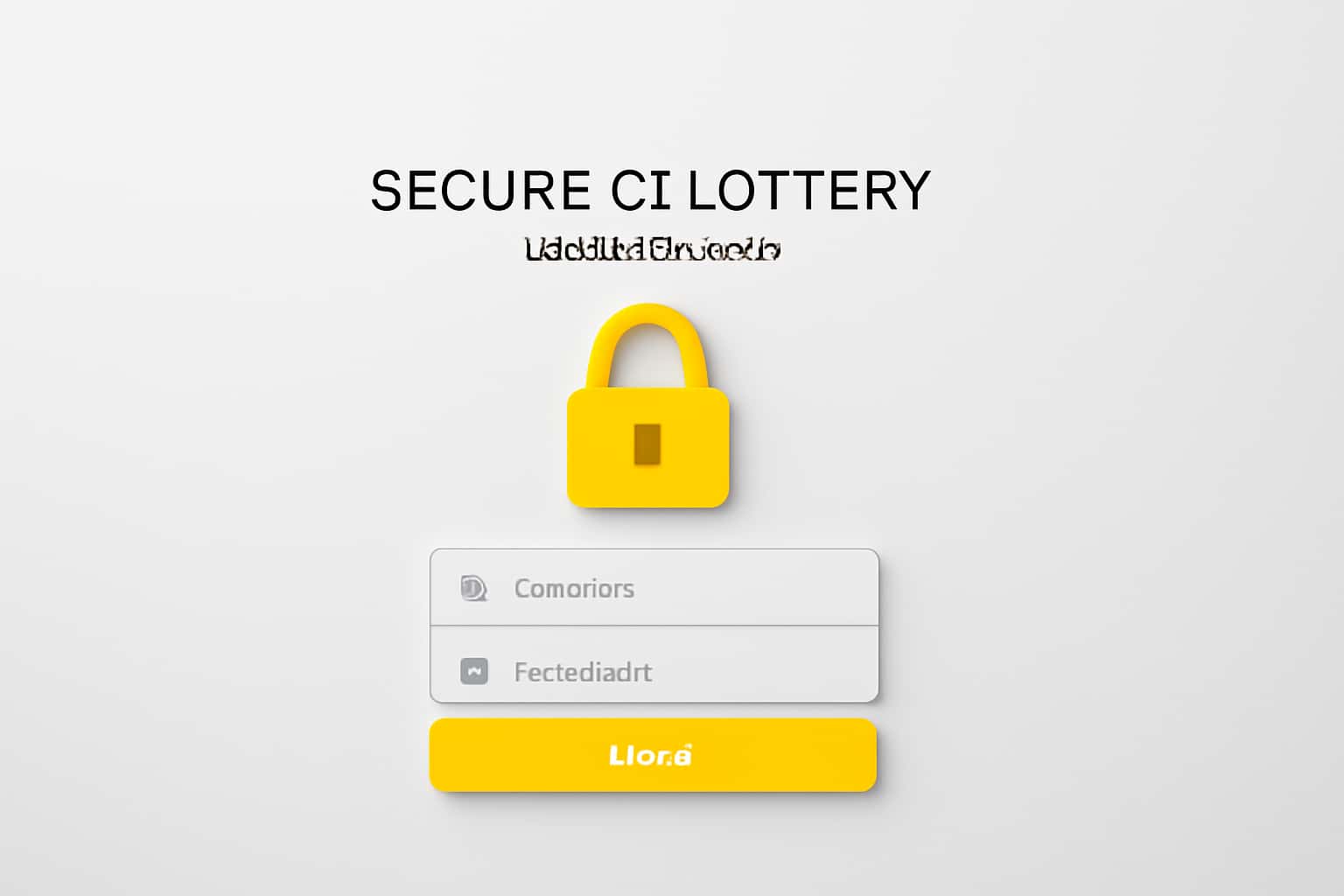 Secure C1 Lottery Member Login Interface