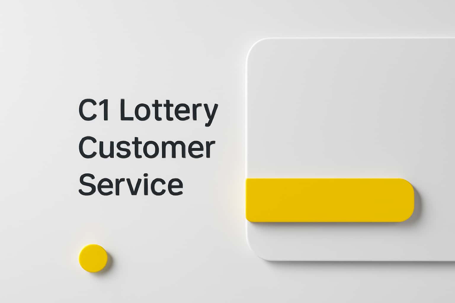 C1 Lottery Customer Service Interface